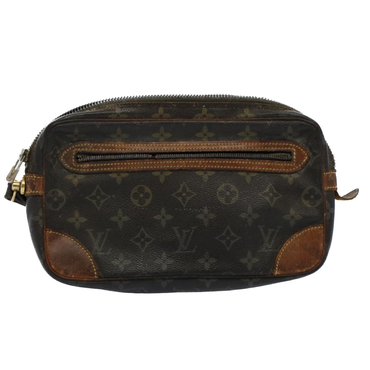 LOUIS VUITTON Monogram Marly Dragonne GM Clutch Bag M51825 LV Auth ar10228