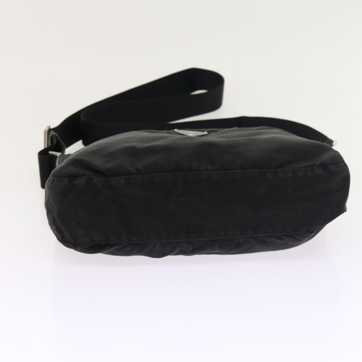 PRADA Shoulder Bag Nylon Black Auth ar10237