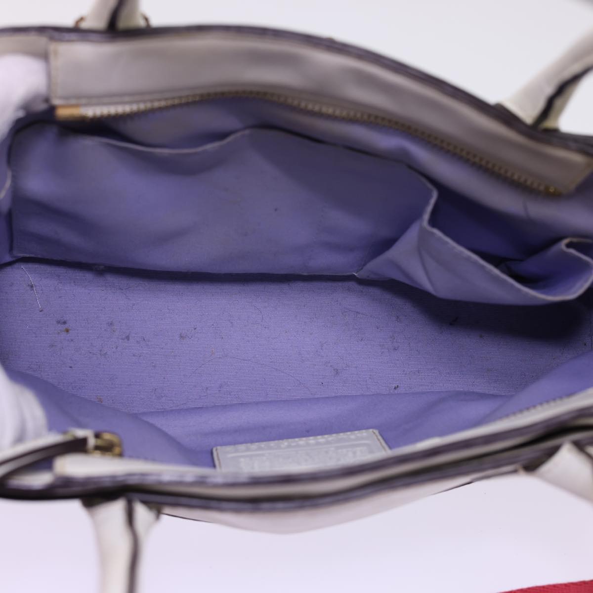 Coach Signature Shoulder Bag Canvas 5Set Beige Pink Auth ar10260