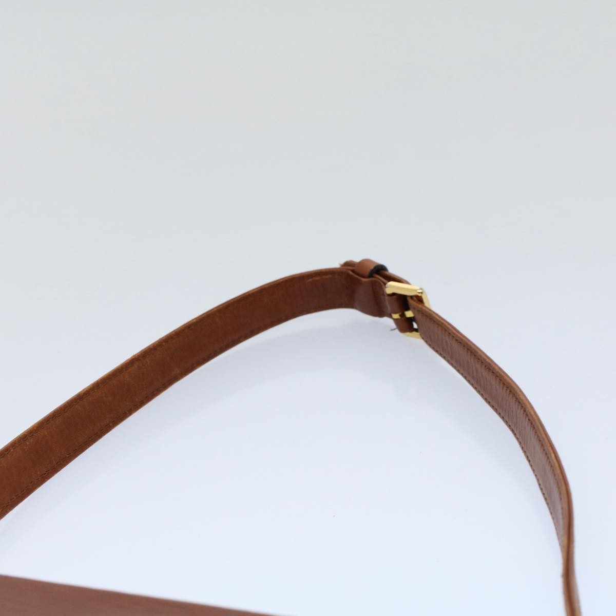 VALENTINO Shoulder Bag Leather Brown Auth ar10266