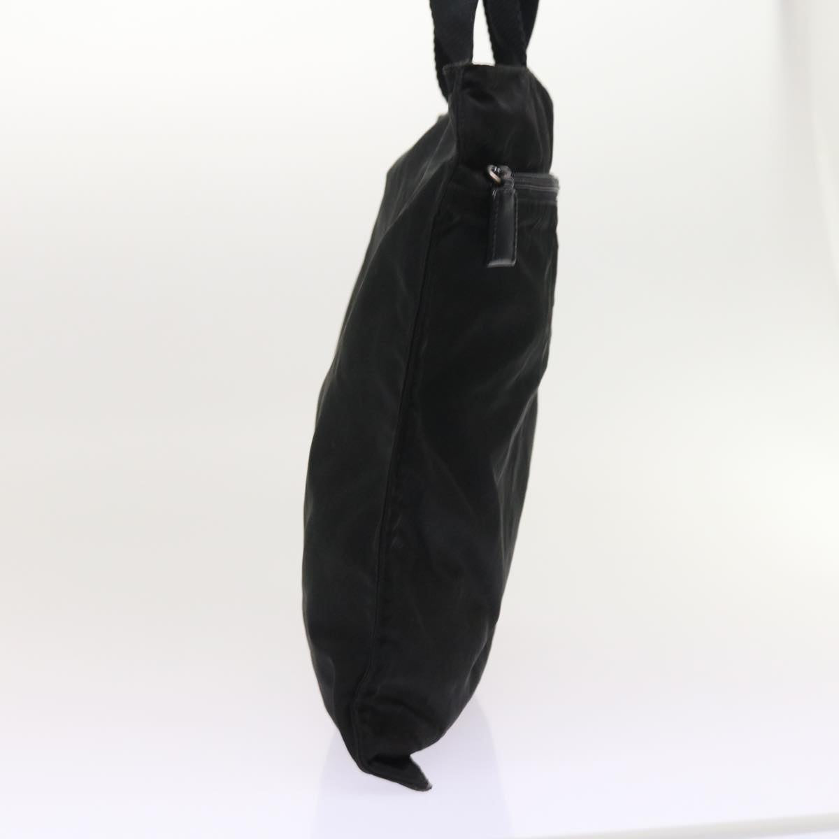 PRADA Tote Bag Nylon Black Auth ar10271