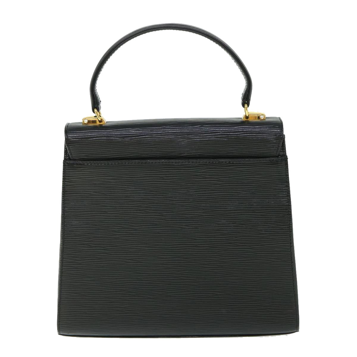 VALENTINO Hand Bag Leather Black Auth ar10276 - 0