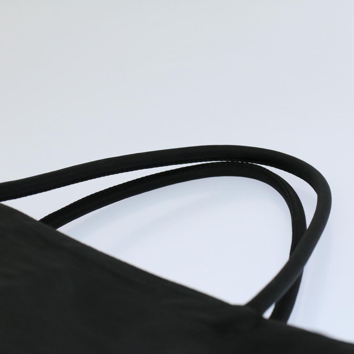 PRADA Tote Bag Nylon Black Auth ar10299