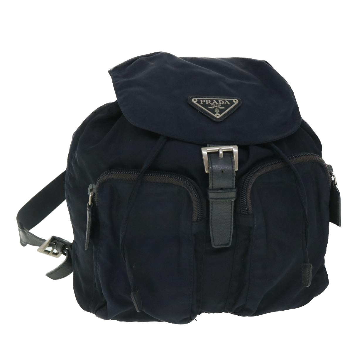 PRADA Backpack Nylon Navy Auth ar10306