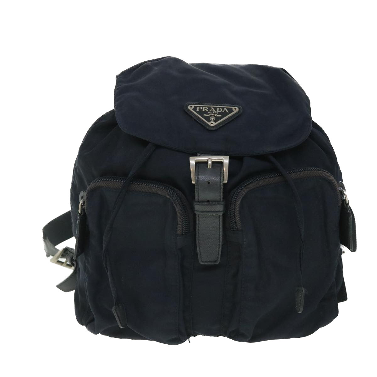 PRADA Backpack Nylon Navy Auth ar10306