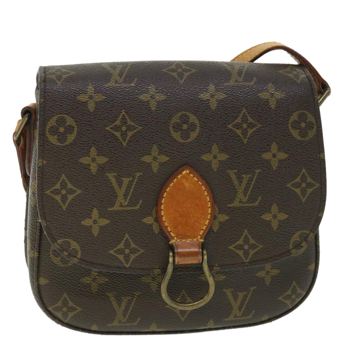 LOUIS VUITTON Monogram Saint Cloud MM Shoulder Bag Vintage M51243 Auth ar10311 - 0