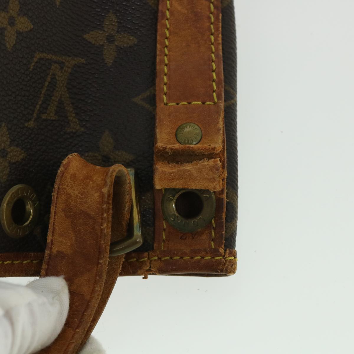 LOUIS VUITTON Monogram Noe Shoulder Bag M42224 LV Auth ar10318