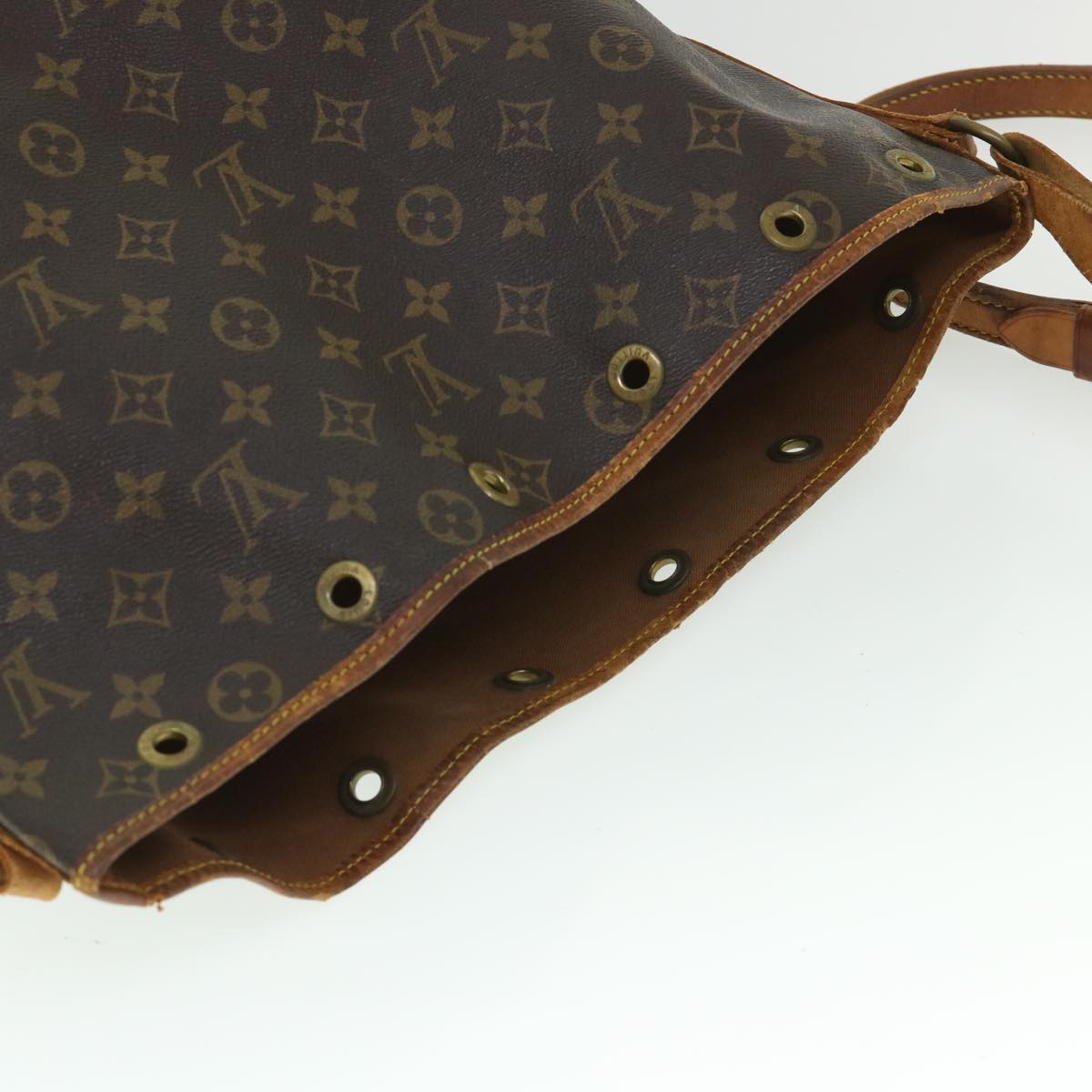 LOUIS VUITTON Monogram Noe Shoulder Bag M42224 LV Auth ar10318