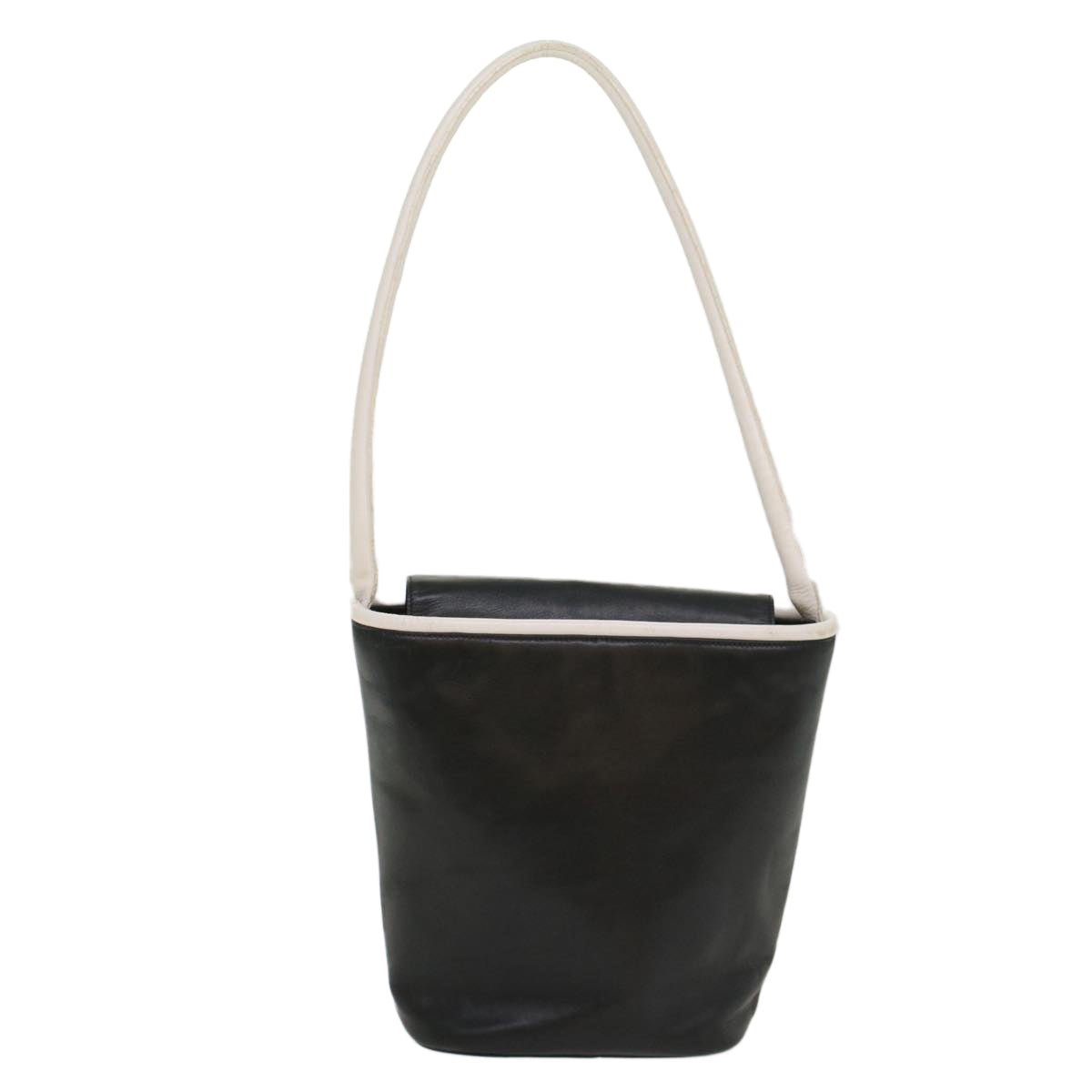FENDI Shoulder Bag Leather Black Auth ar10320 - 0