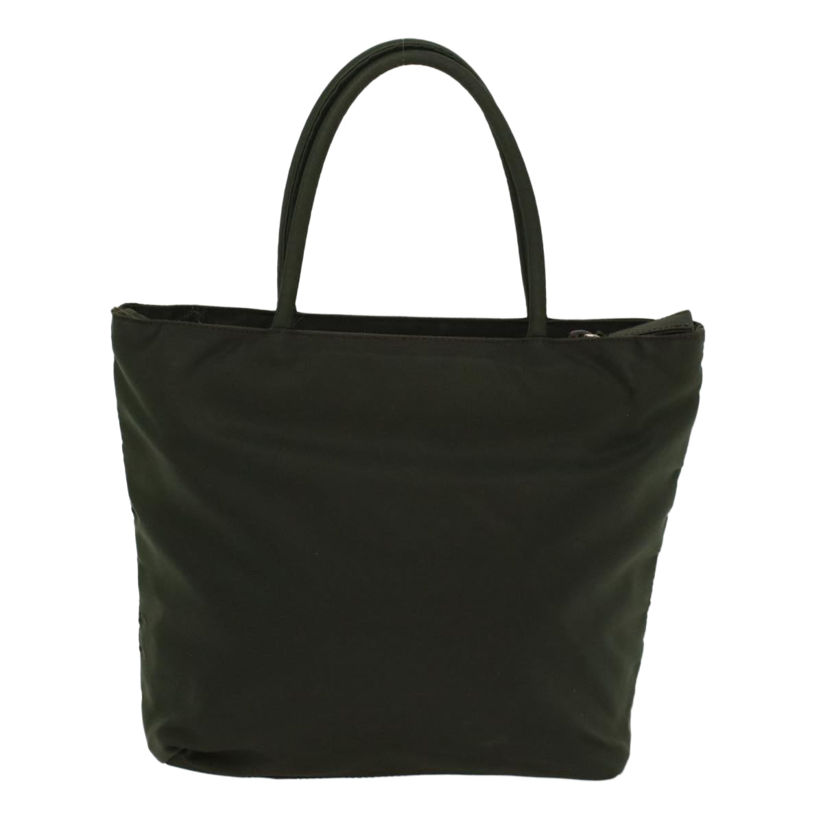 PRADA Hand Bag Nylon Khaki Auth ar10334 - 0