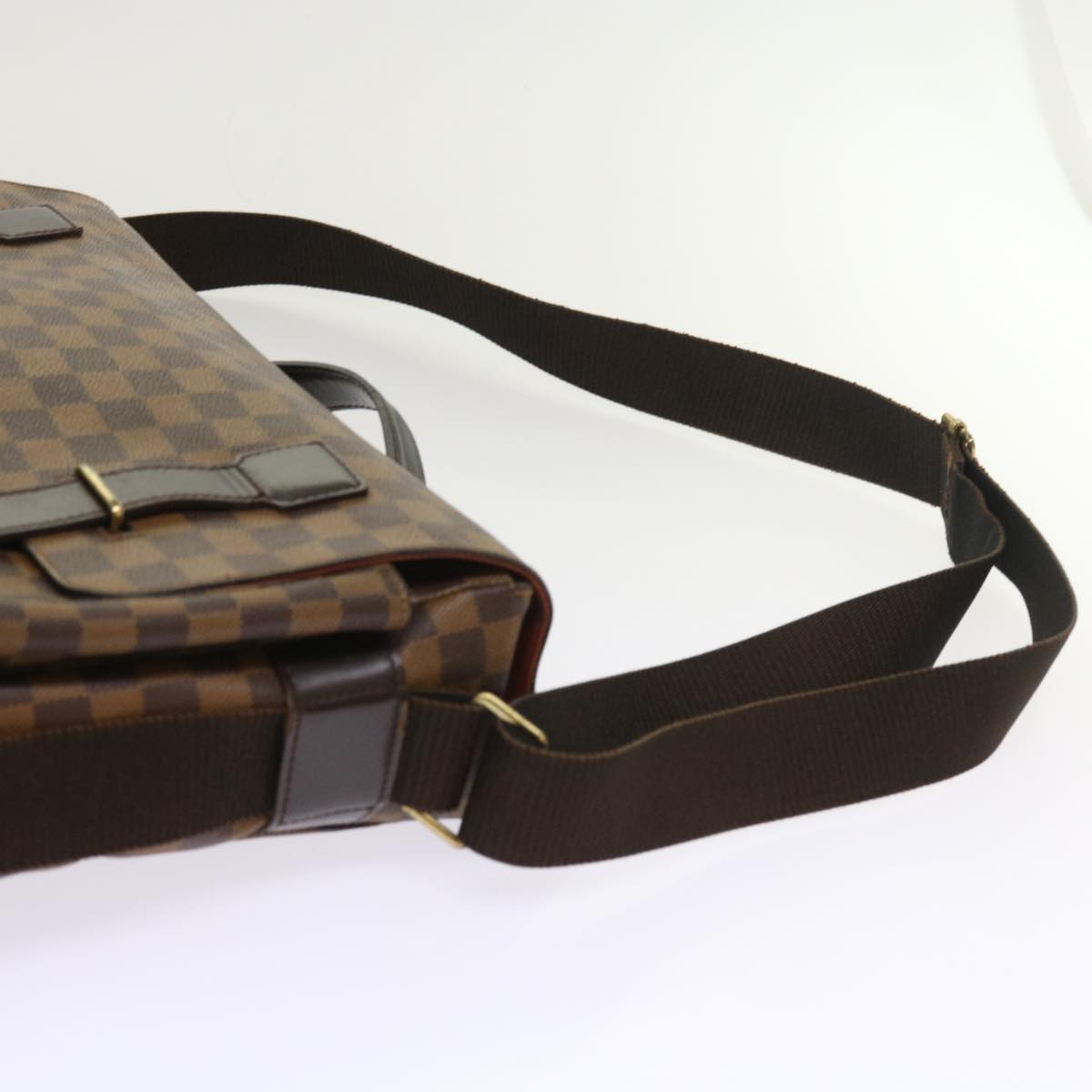 LOUIS VUITTON Damier Ebene Broadway Shoulder Bag N42270 LV Auth ar10365B