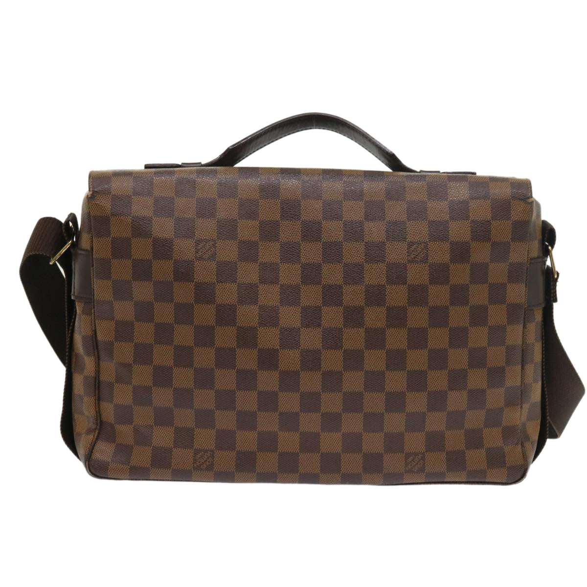 LOUIS VUITTON Damier Ebene Broadway Shoulder Bag N42270 LV Auth ar10365B