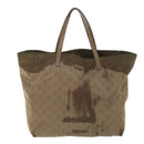 GUCCI GG Canvas Tote Bag Brown 282439 Auth ar10393-13