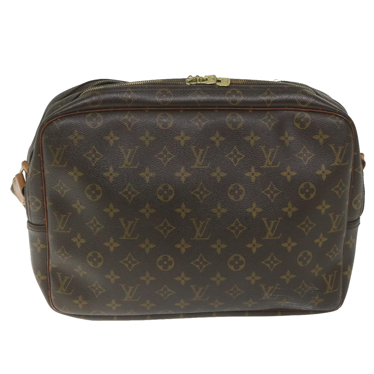 LOUIS VUITTON Monogram Reporter GM Shoulder Bag M45252 LV Auth ar10403