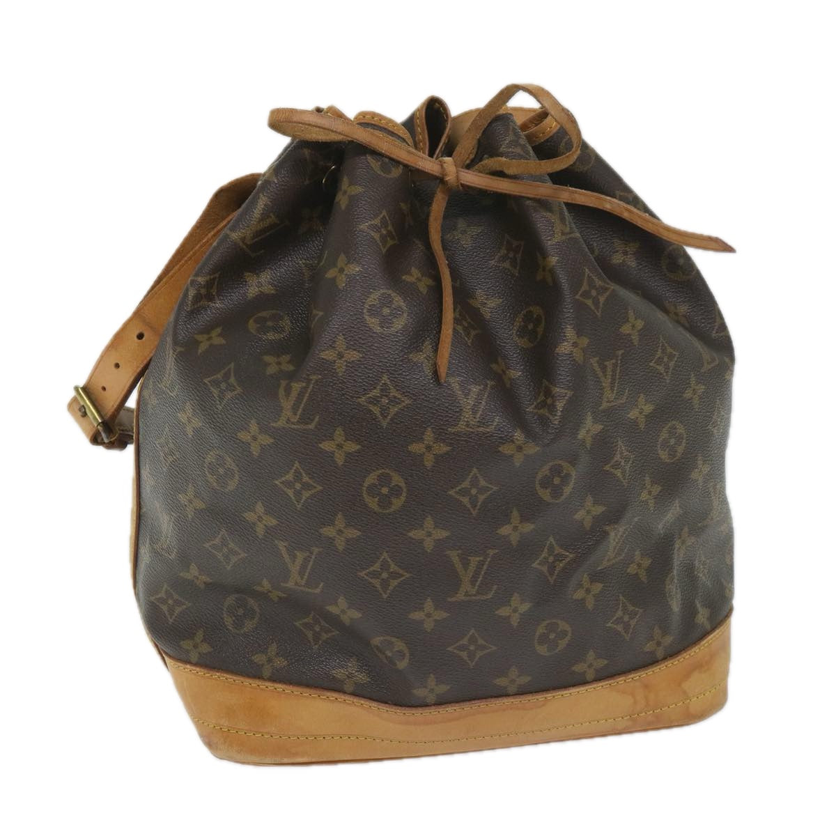 LOUIS VUITTON Monogram Noe Shoulder Bag M42224 LV Auth ar10410