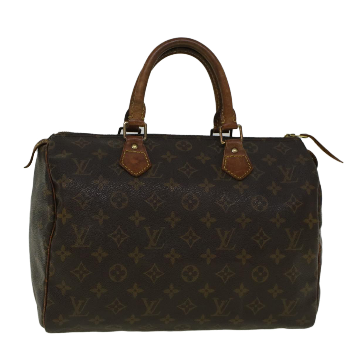 LOUIS VUITTON Monogram Speedy 30 Hand Bag M41526 LV Auth ar10412