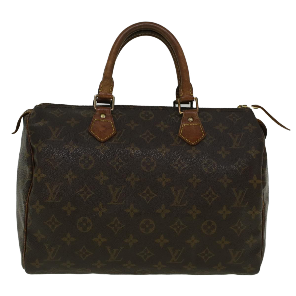 LOUIS VUITTON Monogram Speedy 30 Hand Bag M41526 LV Auth ar10412