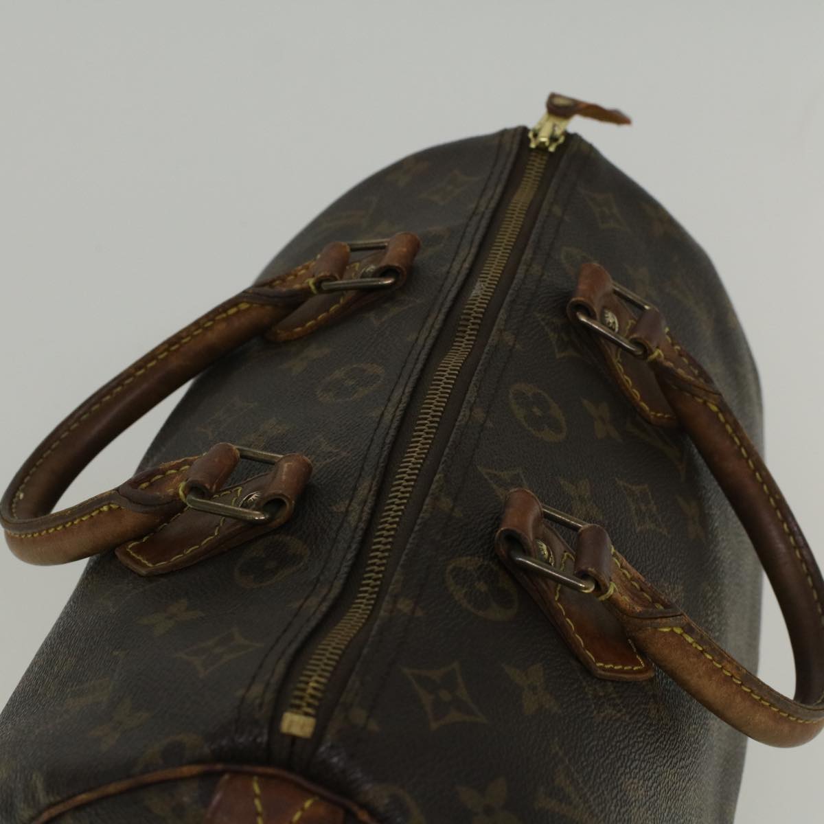 LOUIS VUITTON Monogram Speedy 30 Hand Bag M41526 LV Auth ar10412