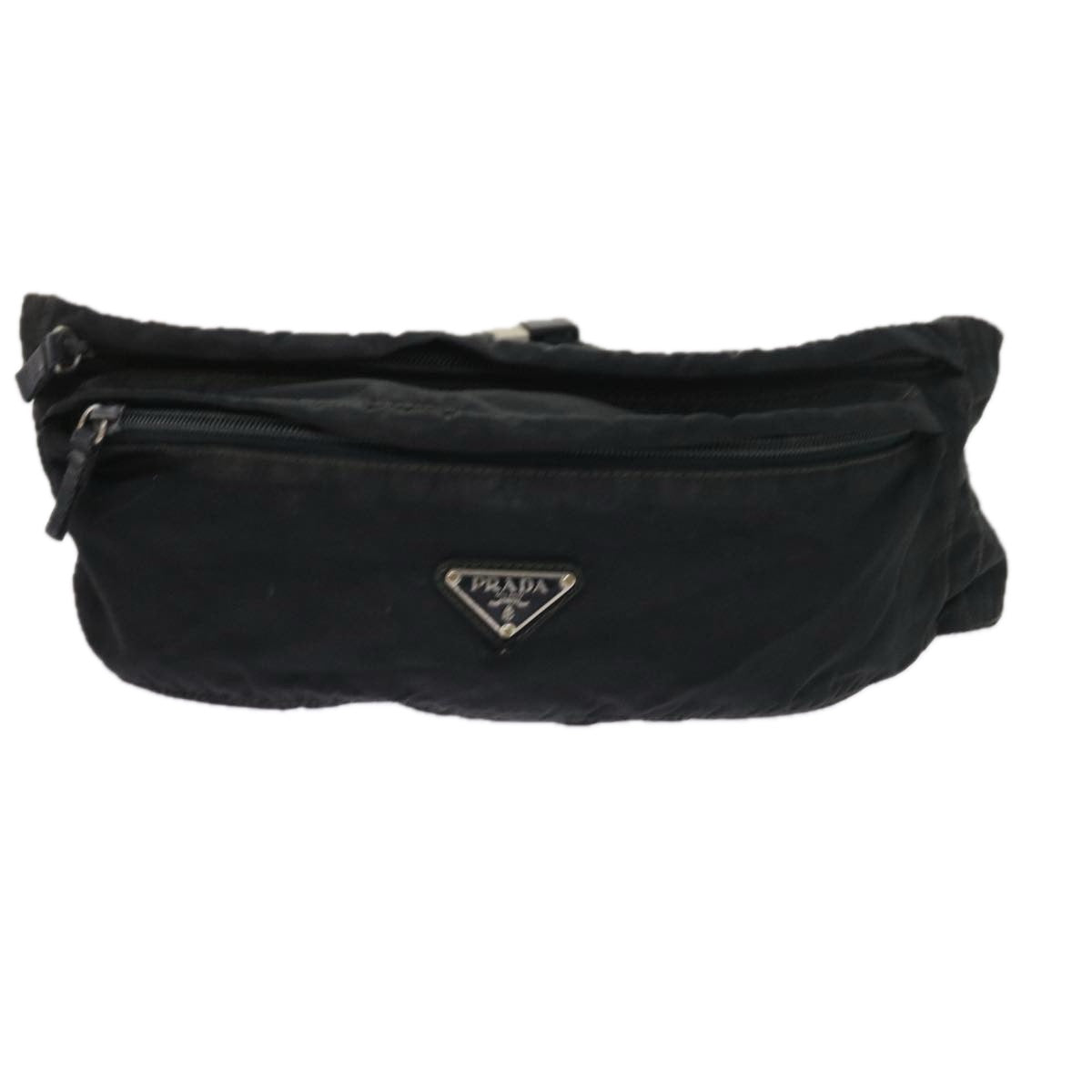 PRADA Waist bag Nylon Black Auth ar10415 - 0