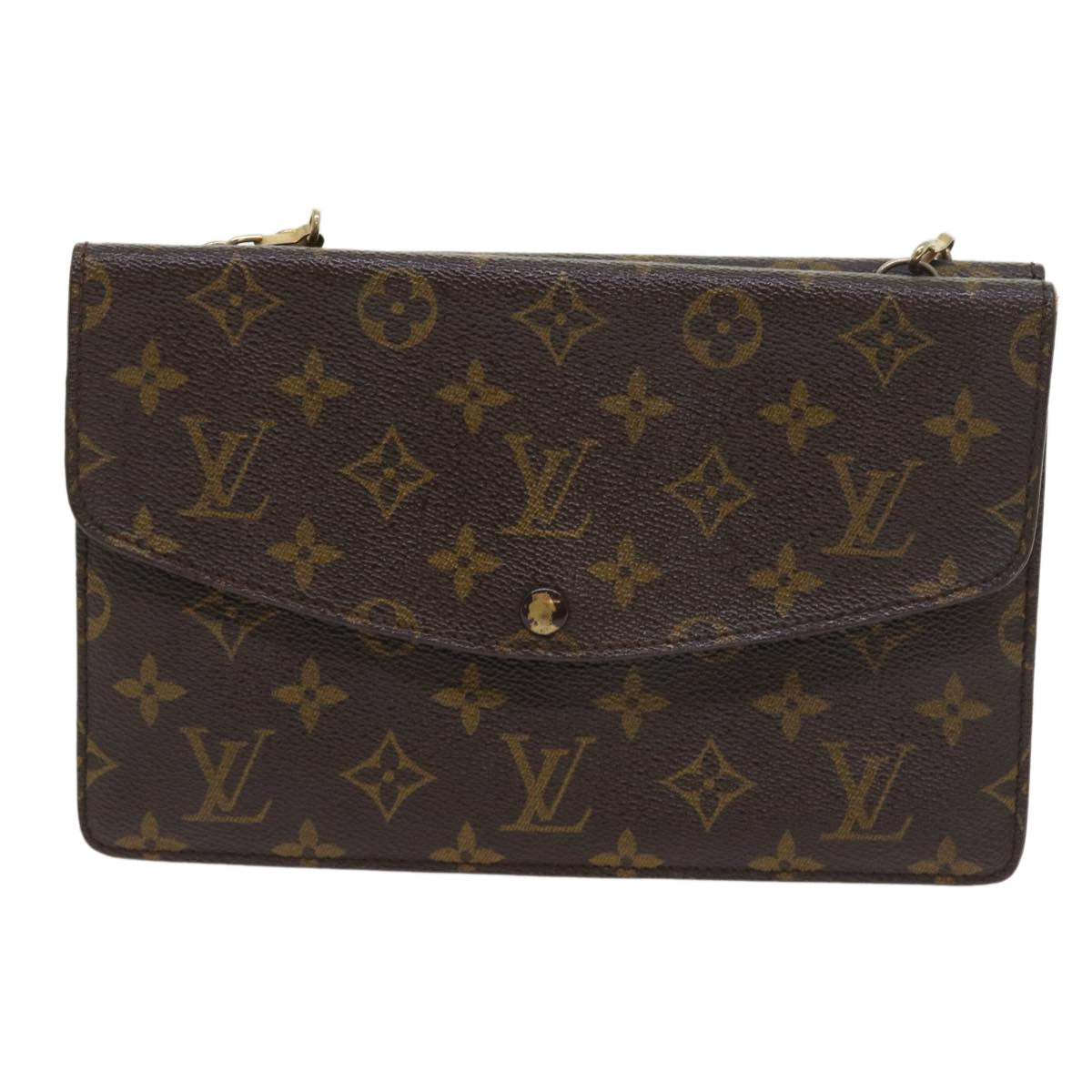 LOUIS VUITTON Monogram Double Rabat Shoulder Bag M51815 LV Auth ar10429 - 0