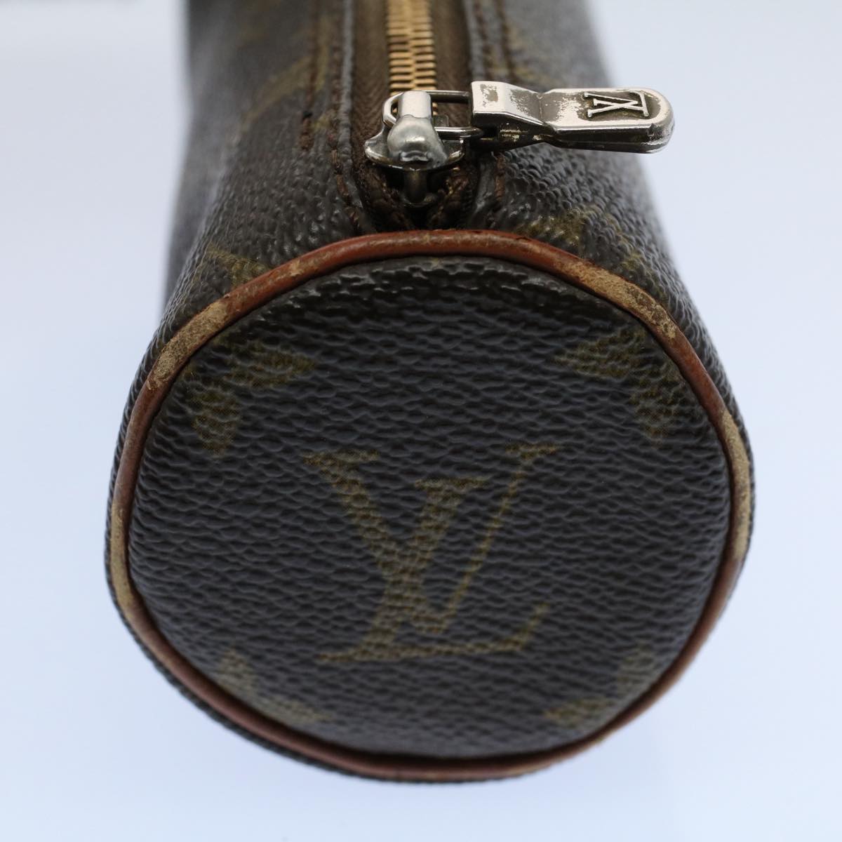 LOUIS VUITTON Monogram Papillon Pouch LV Auth ar10430