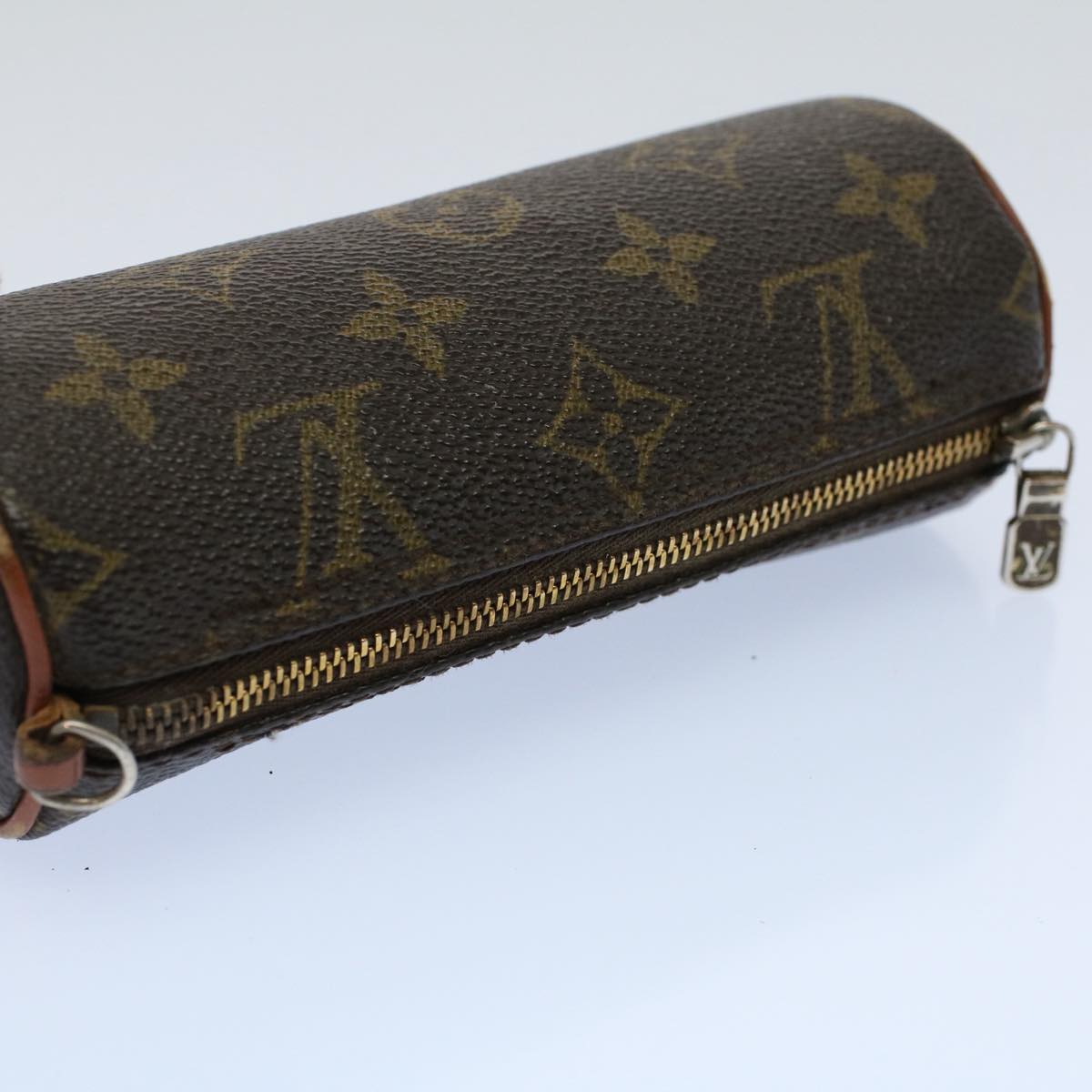 LOUIS VUITTON Monogram Papillon Pouch LV Auth ar10430