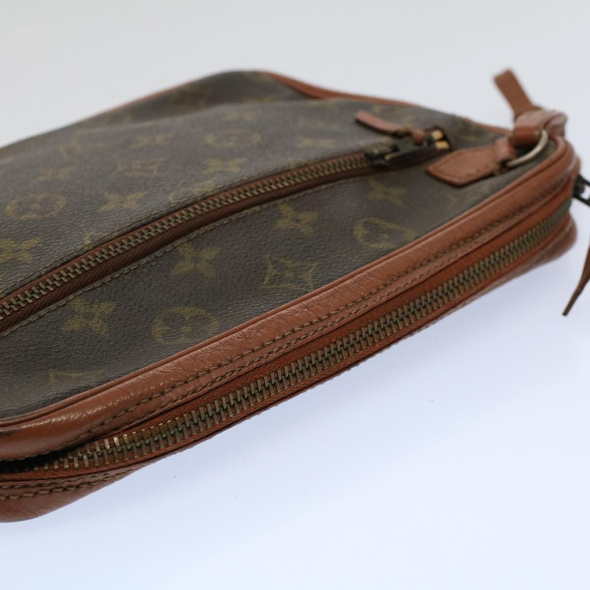 LOUIS VUITTON Monogram Pochette Sports Clutch Bag No.183 LV Auth ar10431