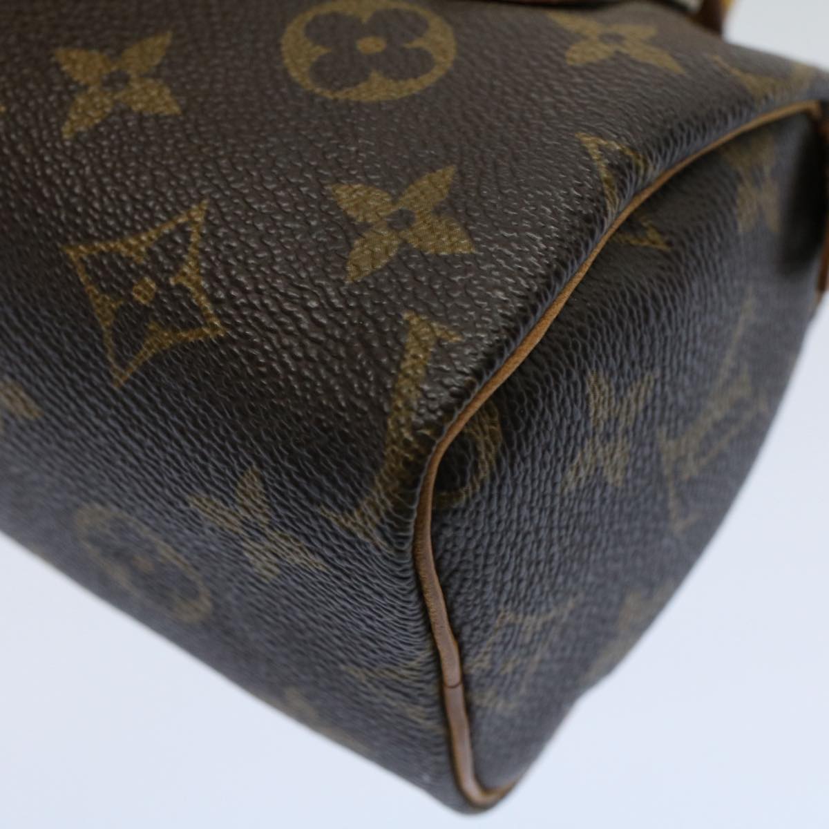 LOUIS VUITTON Monogram Mini Speedy Hand Bag M41534 LV Auth ar10434