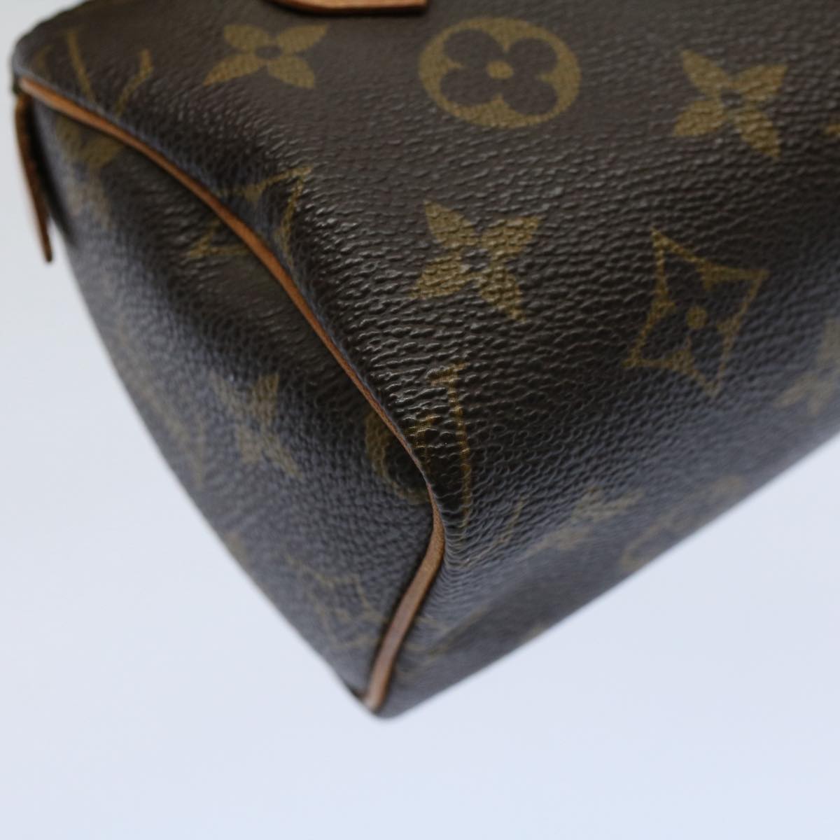 LOUIS VUITTON Monogram Mini Speedy Hand Bag M41534 LV Auth ar10434