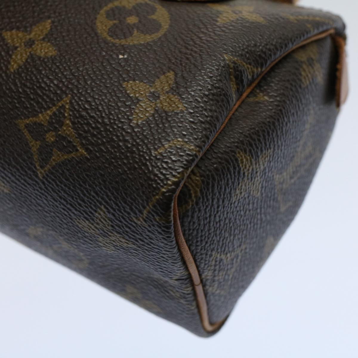 LOUIS VUITTON Monogram Mini Speedy Hand Bag M41534 LV Auth ar10434