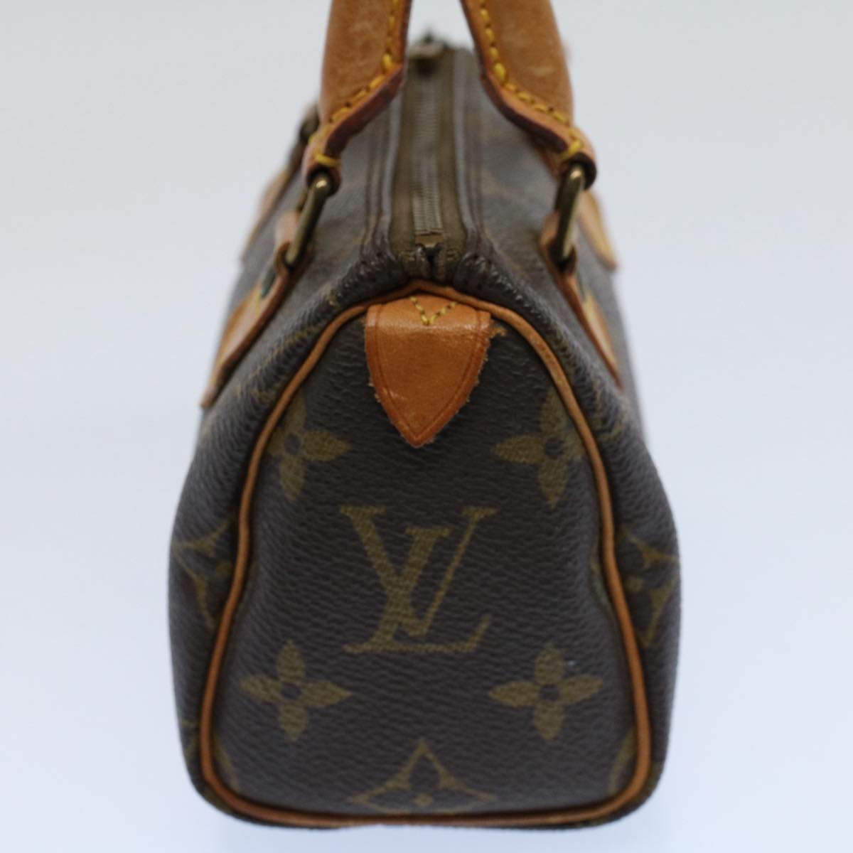 LOUIS VUITTON Monogram Mini Speedy Hand Bag M41534 LV Auth ar10434