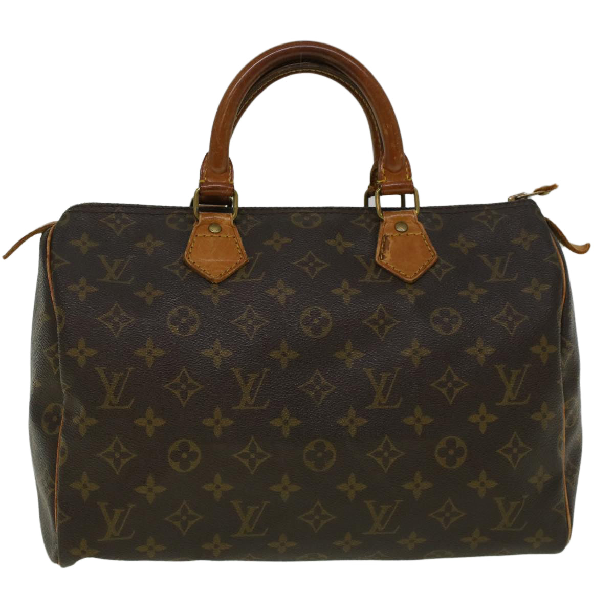 LOUIS VUITTON Monogram Speedy 30 Hand Bag M41526 LV Auth ar10436