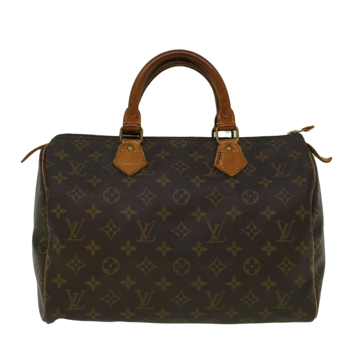 LOUIS VUITTON Monogram Speedy 30 Hand Bag M41526 LV Auth ar10436