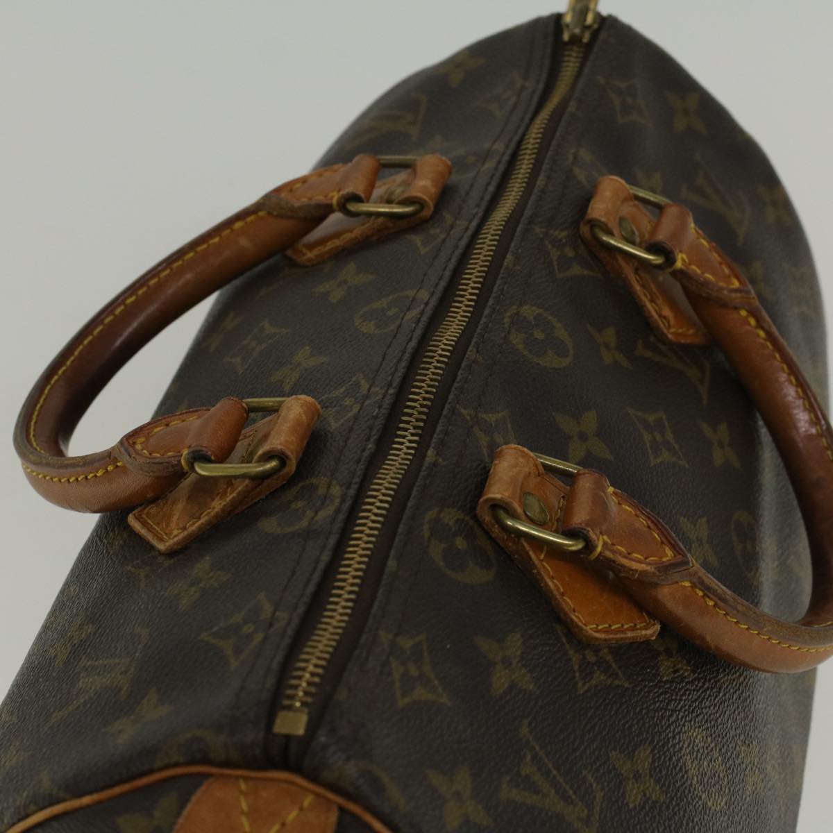 LOUIS VUITTON Monogram Speedy 30 Hand Bag M41526 LV Auth ar10436