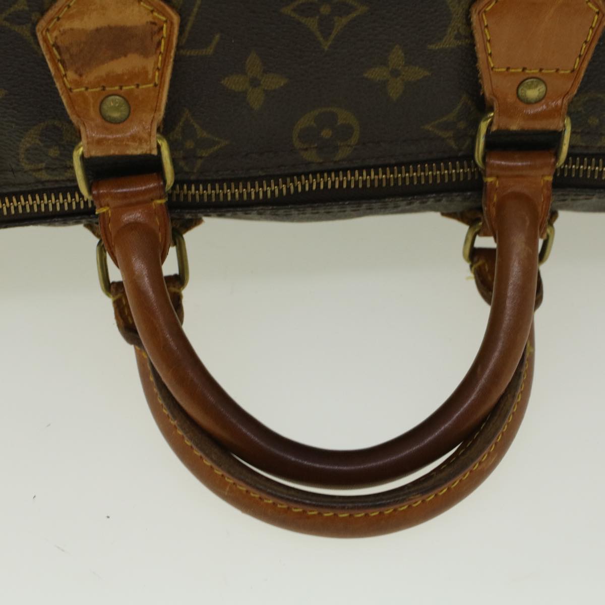 LOUIS VUITTON Monogram Speedy 30 Hand Bag M41526 LV Auth ar10436