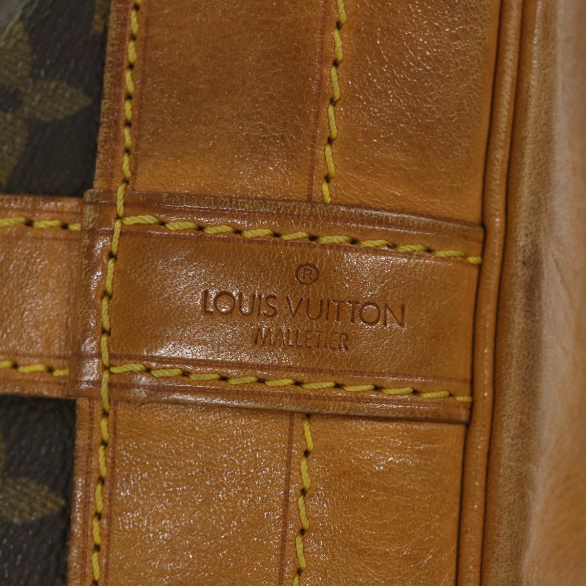 LOUIS VUITTON Monogram Noe Shoulder Bag M42224 LV Auth ar10451