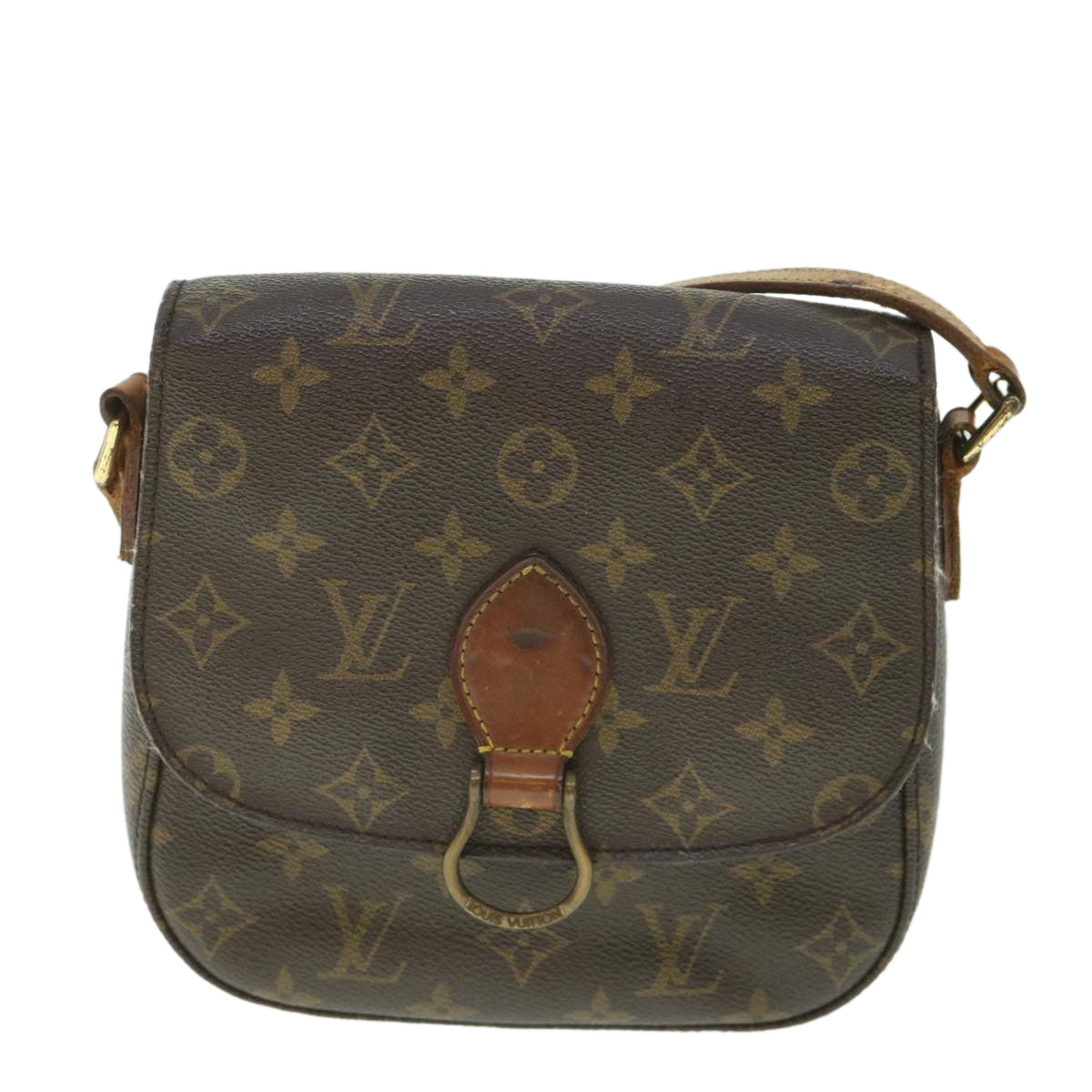 LOUIS VUITTON Monogram Saint Cloud MM Shoulder Bag M51243 LV Auth ar10461