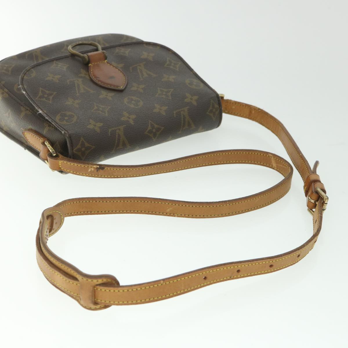 LOUIS VUITTON Monogram Saint Cloud MM Shoulder Bag M51243 LV Auth ar10461