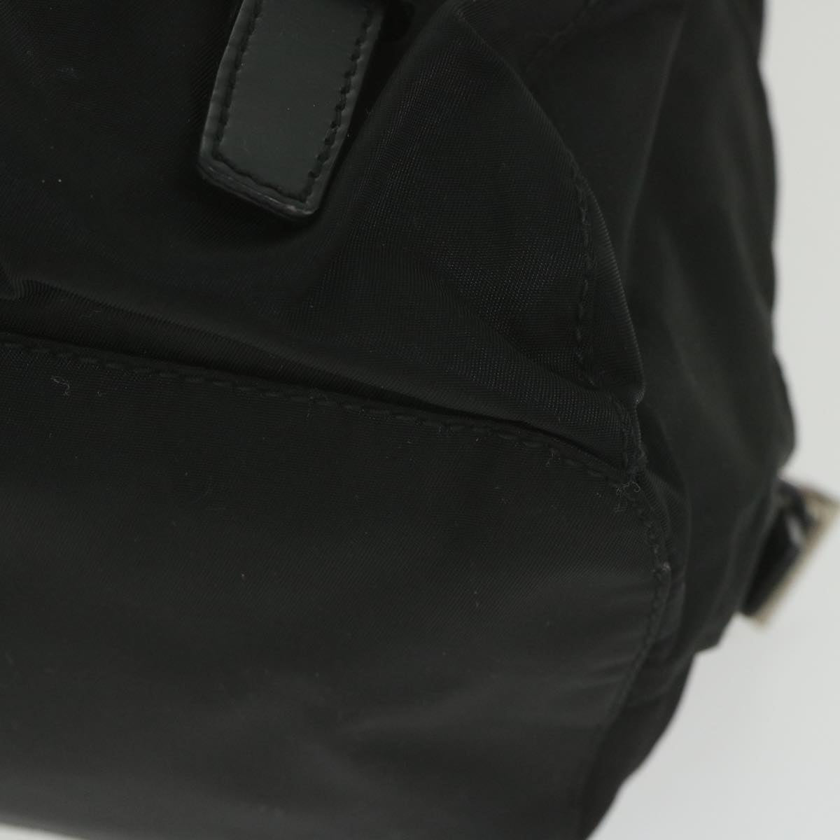 PRADA Backpack Nylon Black Auth ar10462