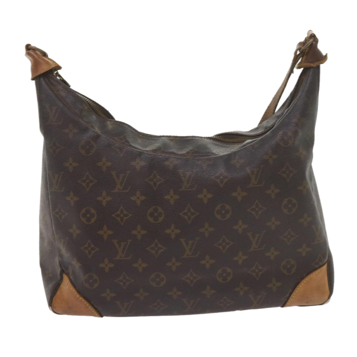 LOUIS VUITTON Monogram Boulogne 35 Shoulder Bag M51260 LV Auth ar10463