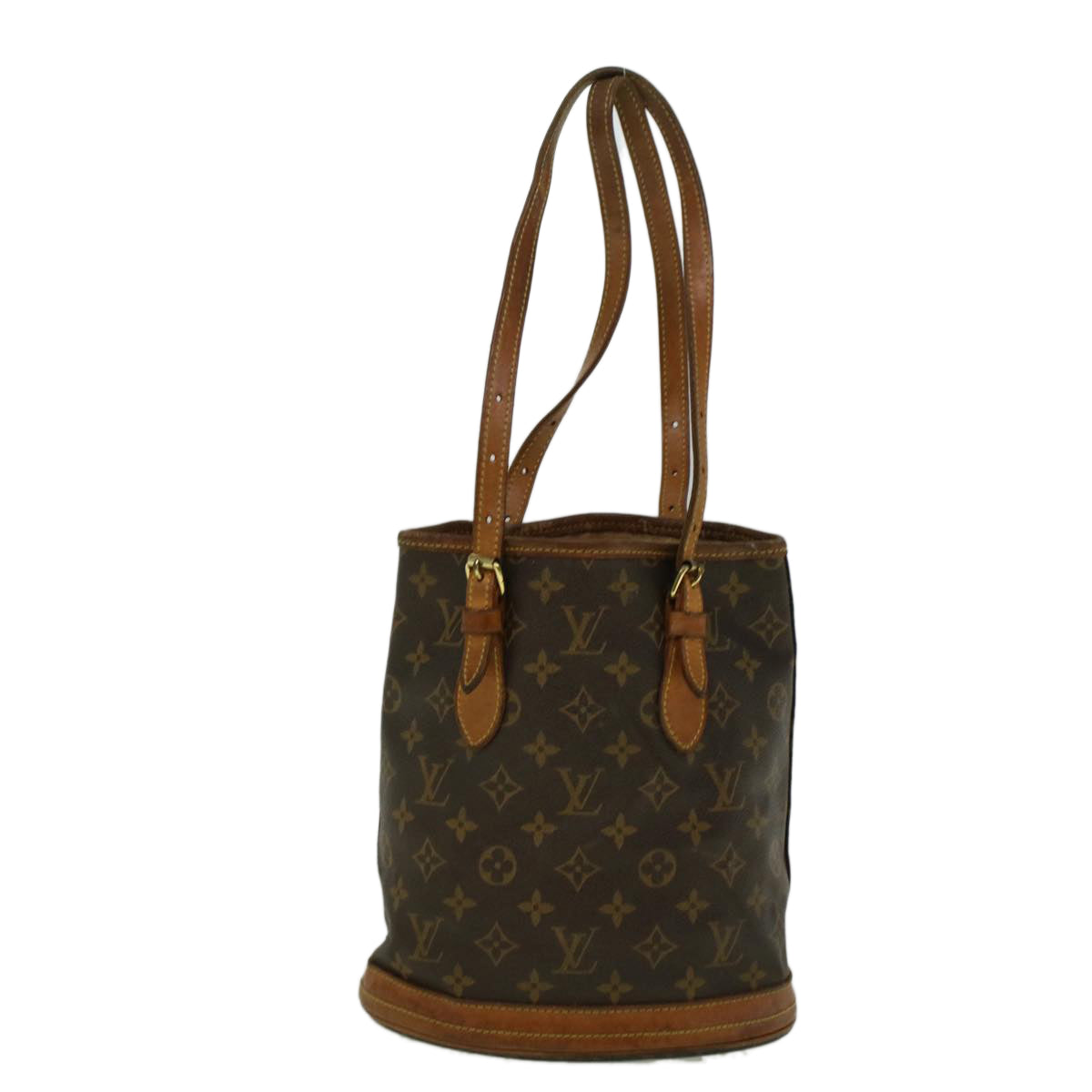 LOUIS VUITTON Monogram Bucket PM Shoulder Bag M42238 LV Auth ar10472 - 0