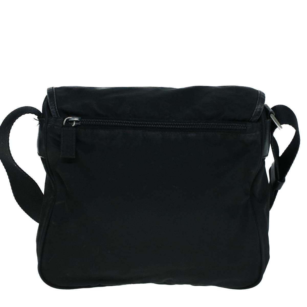 PRADA Shoulder Bag Nylon Black Auth ar10478 - 0