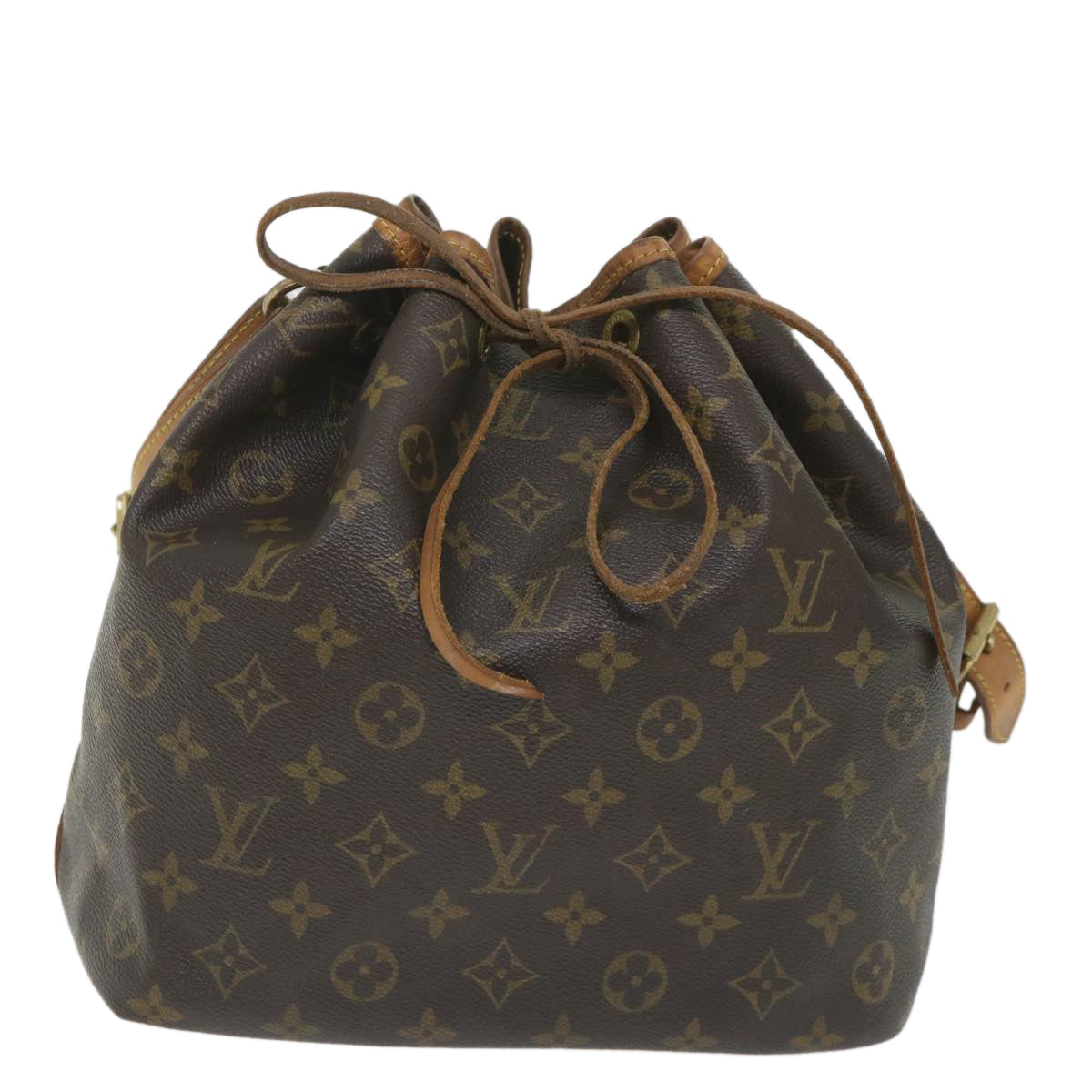 LOUIS VUITTON Monogram Petit Noe Shoulder Bag M42226 LV Auth ar10479