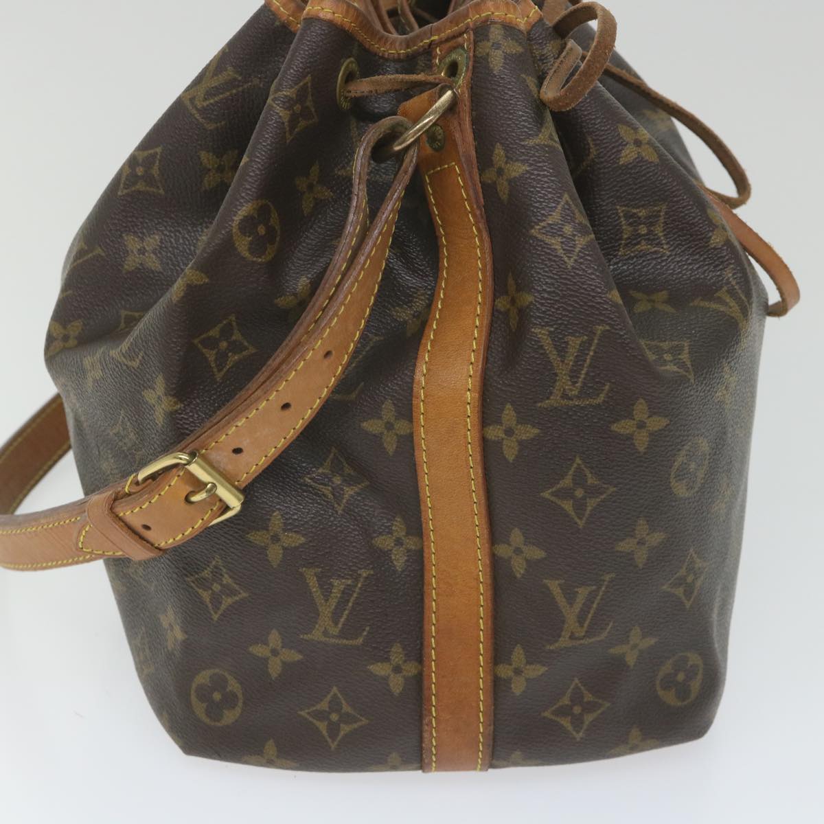 LOUIS VUITTON Monogram Petit Noe Shoulder Bag M42226 LV Auth ar10479