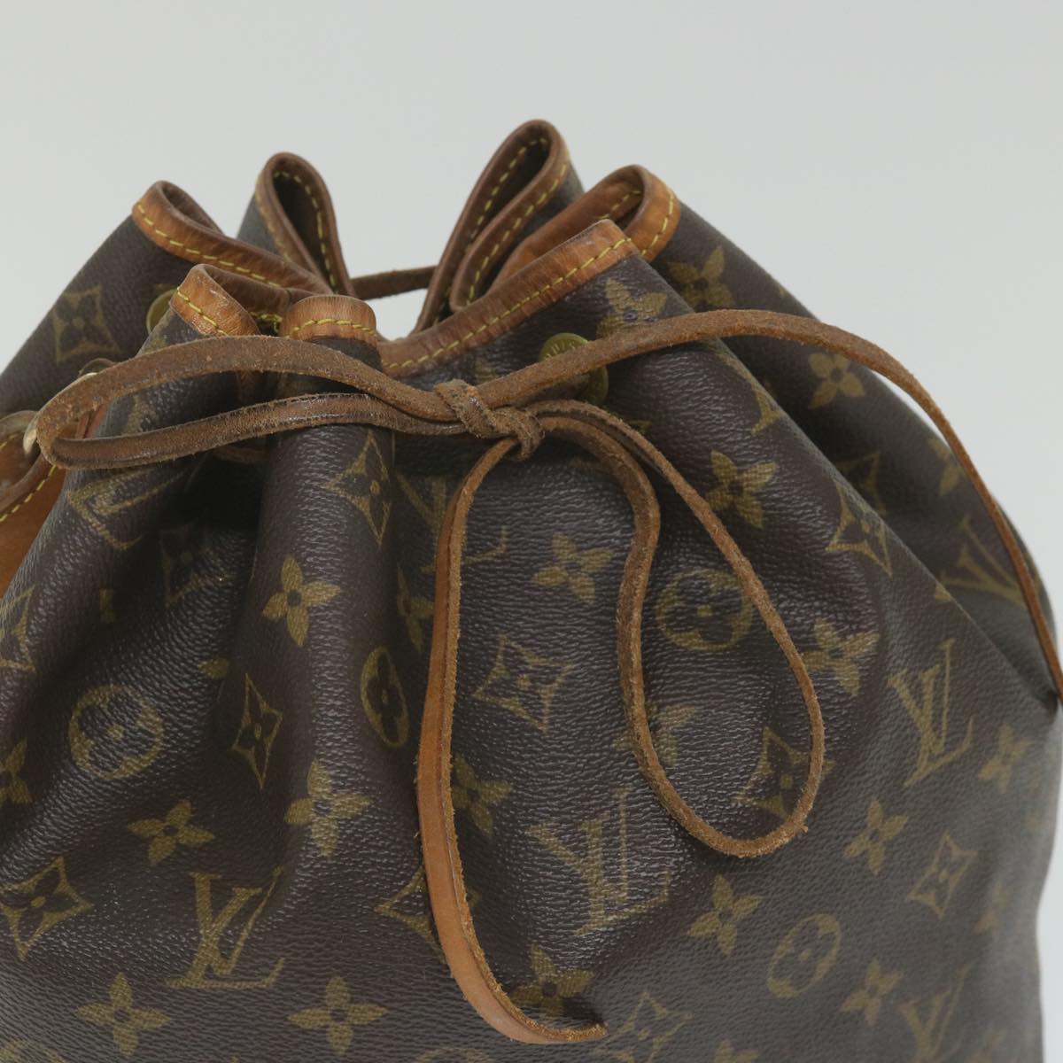 LOUIS VUITTON Monogram Petit Noe Shoulder Bag M42226 LV Auth ar10479