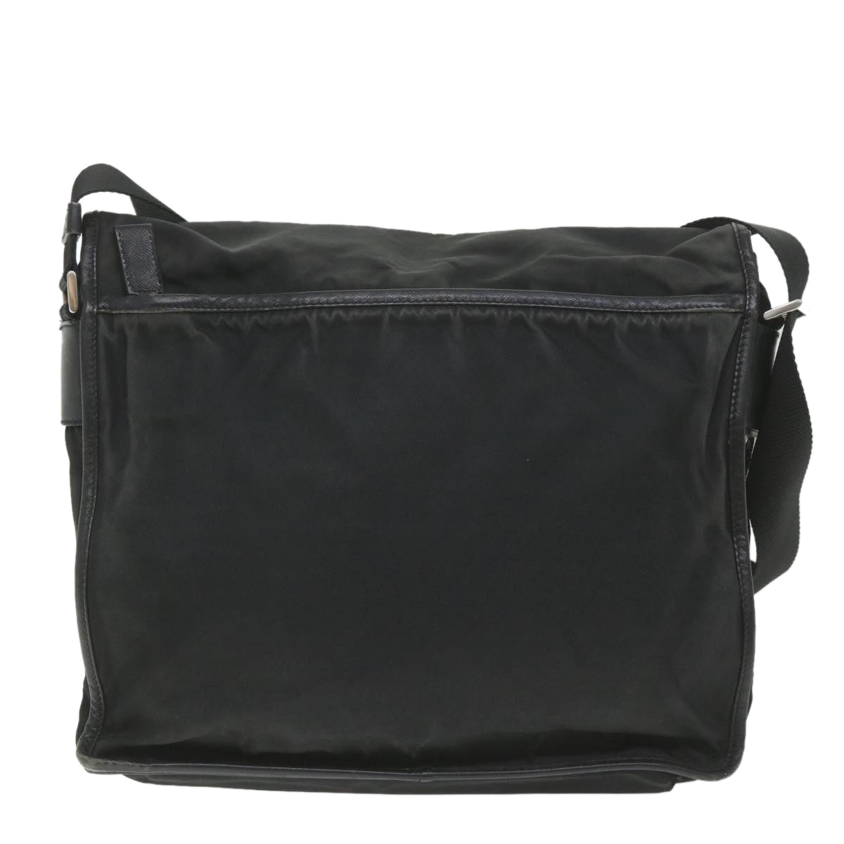 PRADA Shoulder Bag Nylon Black Auth ar10484 - 0