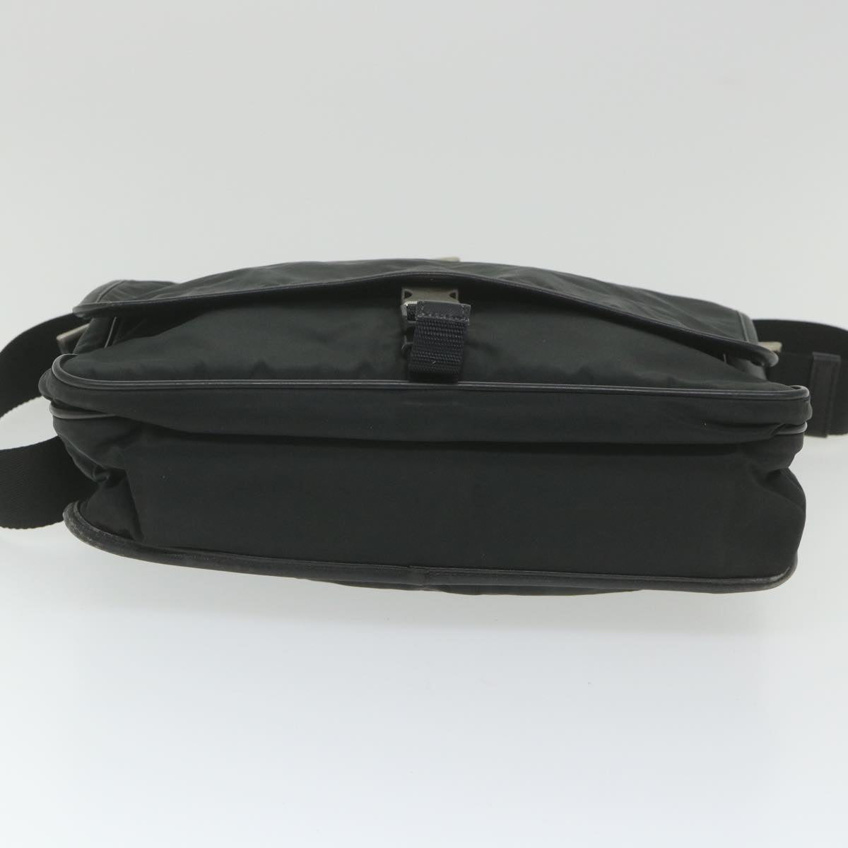 PRADA Shoulder Bag Nylon Black Auth ar10484