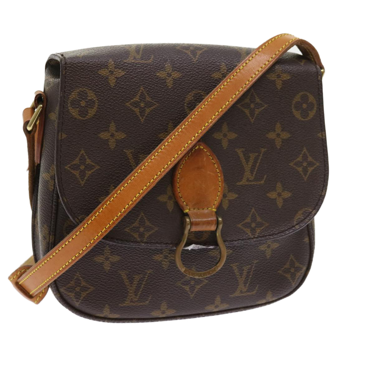 LOUIS VUITTON Monogram Saint Cloud MM Shoulder Bag M51243 LV Auth ar10527B