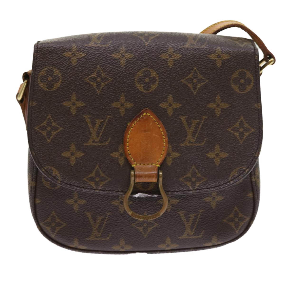 LOUIS VUITTON Monogram Saint Cloud MM Shoulder Bag M51243 LV Auth ar10527B