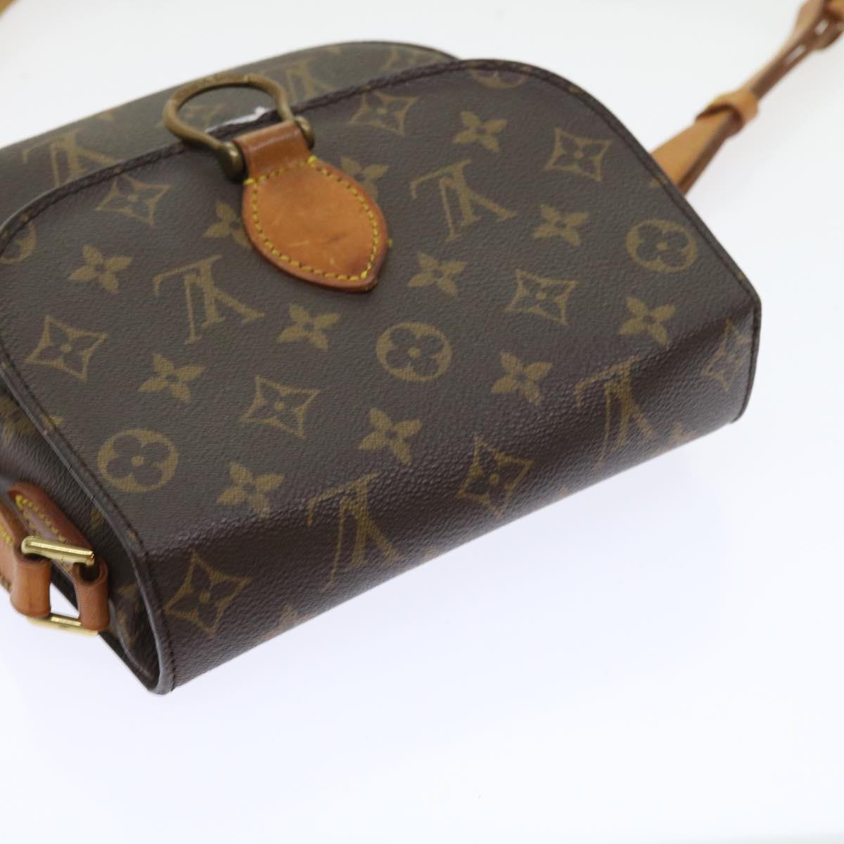 LOUIS VUITTON Monogram Saint Cloud MM Shoulder Bag M51243 LV Auth ar10527B